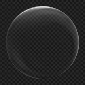 White Bubble Circle Transparent PNG