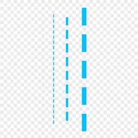 Four Blue Dashed Lines PNG Image