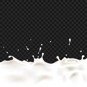 HD Milk Splatter Drops Splash PNG