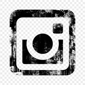 Stamp Of Old Instagram Logo Black Icon