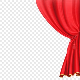Theatre Stage Curtains Red Luxury Red Gold