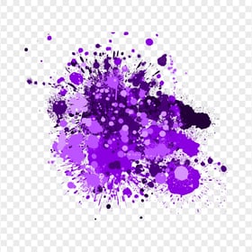 HD Purple Brush Paint Colour Splash Transparent Background