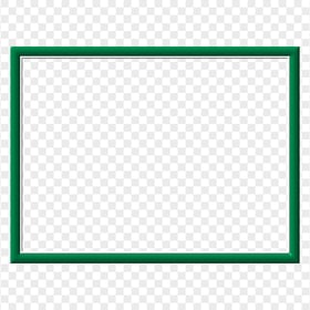 Rectangle Green Wood Frame Transparent Background