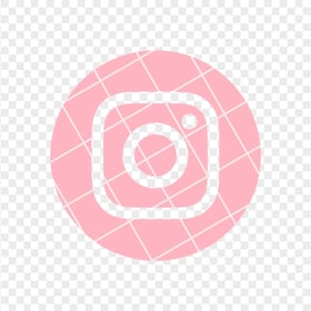 HD Beautiful Round Pink Aesthetic Instagram IG Logo Icon PNG
