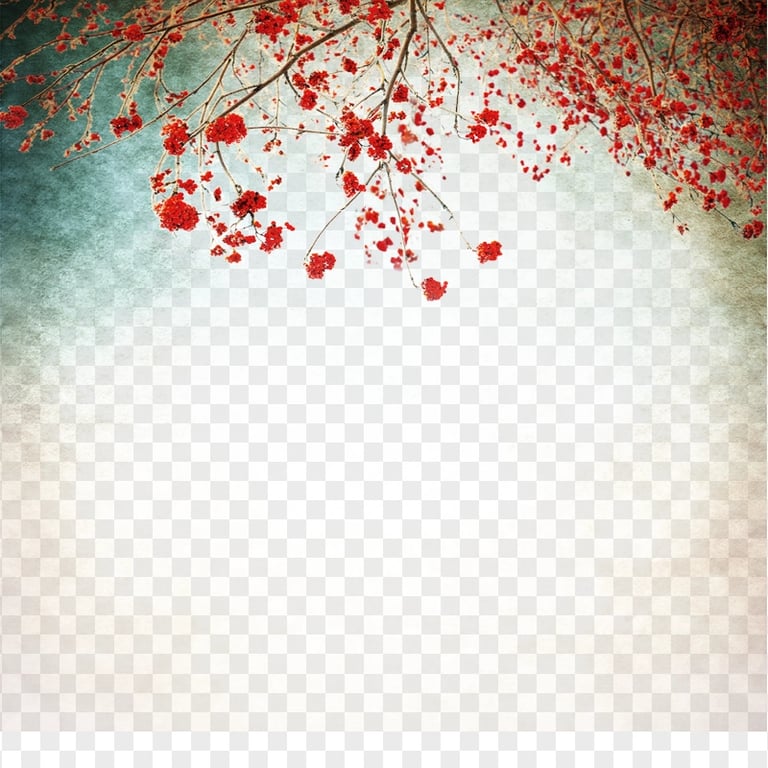 FREE Plum Blossom Flowers Tree Background PNG