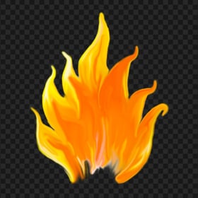 Fire Flames Cartoon Illustration PNG