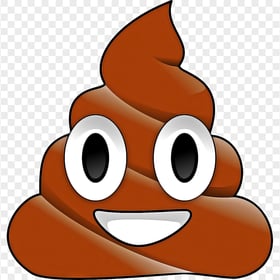 Poop Emoji Face Cartoon