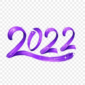 FREE Brush Stroke Watercolor Purple 2022 PNG