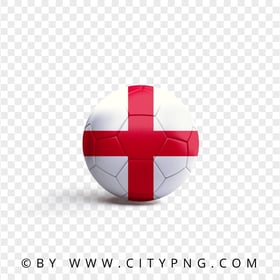 HD Soccer Ball With England Flag PNG