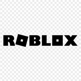 FREE Black Roblox Logo PNG