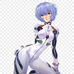 HD Rei Ayanami Anime Character PNG