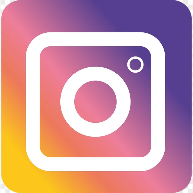 Simple Square Instagram Brand Logo Sign Symbol