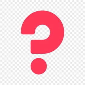 Red Simple Question Symbol Icon PNG | Citypng