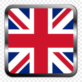 United Kingdom England Uk Flag Square Icon FREE PNG
