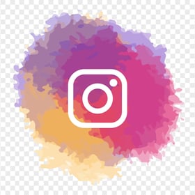 Instagram Watercolor Style Effect Icon