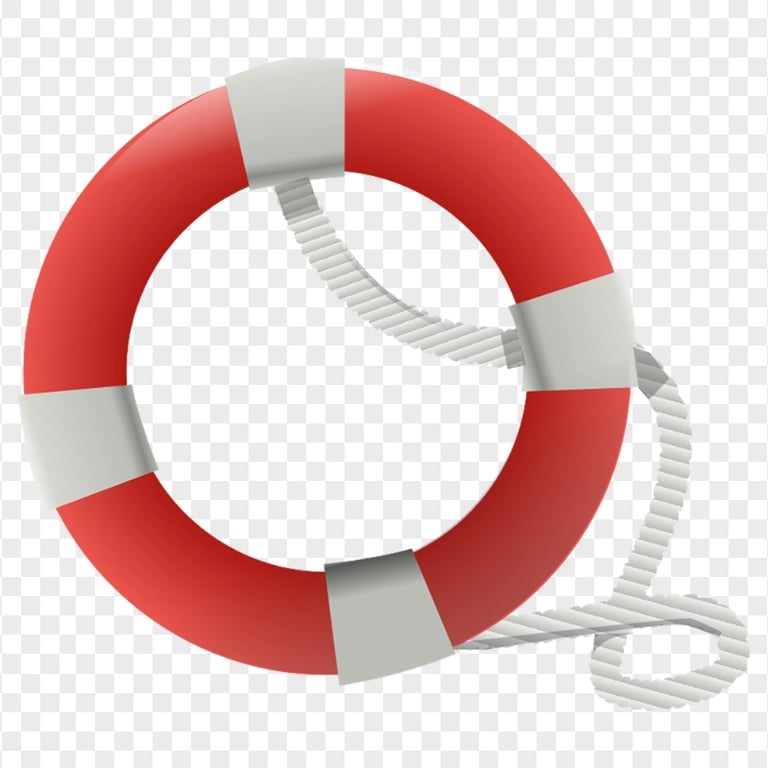 HD Lifebuoy Life Saver Ring Illustration PNG