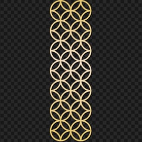 HD Islamic Arabic Gold Pattern PNG