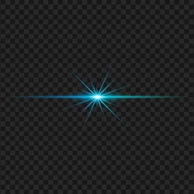 PNG Blue Light Line Flare Sparkle Effect