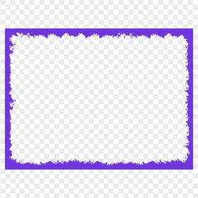 Purple Grunge Rectangle Frame Transparent PNG