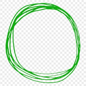 Transparent HD Drawing Circle Green