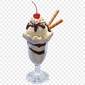 Milkshake Sundae Ice Cream Glass Cup FREE PNG