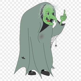 Halloween Cartoon Clipart Witchcraft Witch PNG Image