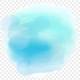 FREE Blue Abstract Painting Watercolor Cloud PNG