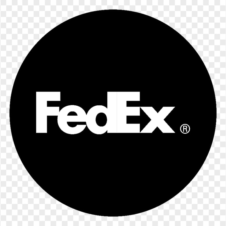 FedEx Black And White Logo Icon PNG Citypng