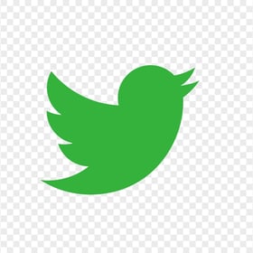 HD Green Twitter Bird Logo Icon PNG