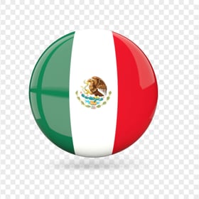 Mexico Flag Sphere Icon PNG