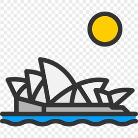 Opera House Sydney Vector Icon PNG