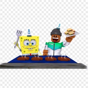 HD Spongebob Roblox Make A Burger Characters Transparent PNG