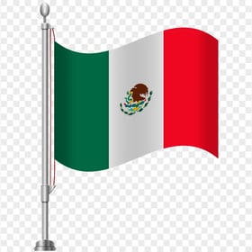 HD Mexico Illustration Flag Pole Transparent PNG