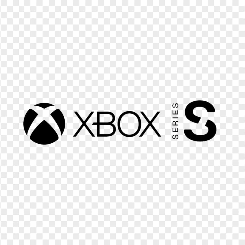 Black Xbox Series S Logo