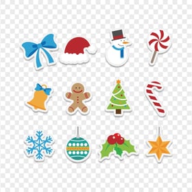 HD Christmas Elements Illustration Icons PNG