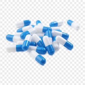 Blue Pills Drugs Medicine Medication Capsules