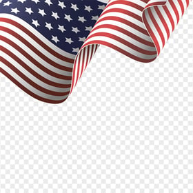 Waving United States American Flag