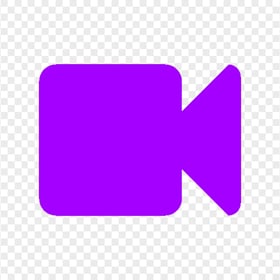 Video Camera Recording Purple Icon PNG