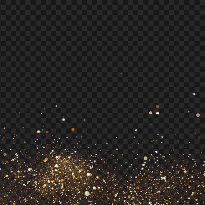 Download Gold Sparkle Glitter Effect PNG | Citypng