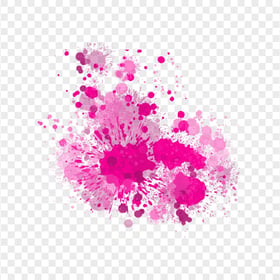 Pink Paint Splash Effect HD Transparent Background