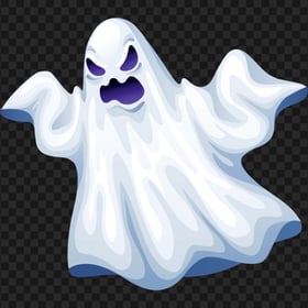 Halloween Scary Ghost Face Illustration Cartoon HD PNG