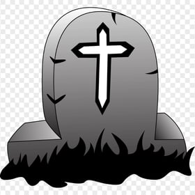 HD Halloween Cartoon Tombstone Cemetery Grave PNG