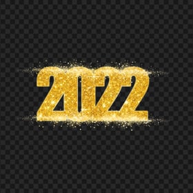 Download HD Gold Sparkle 2022 Text PNG