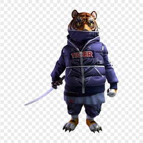HD Free Fire Sensei Tig Pet Character PNG