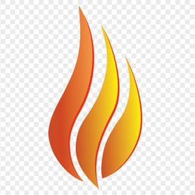 Transparent HD Fire Flame Creative Logo
