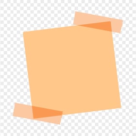 Saumon Pale Sticky Note With Adhesive Tape PNG IMG