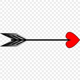 Red Heart Cupid Arrow