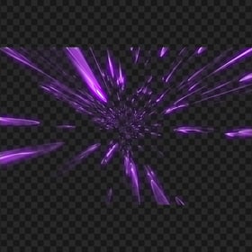 Transparent HD Purple Spark Effect