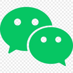 WeChat China App Messages Bubbles Green Vector Icon