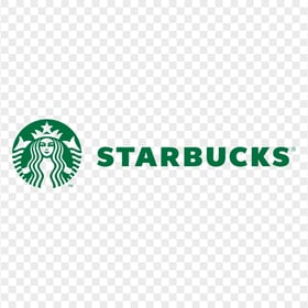 HD Starbucks Green Text Logo PNG